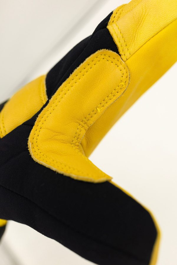 Deerskin Leather Ski Mitt showcase image five