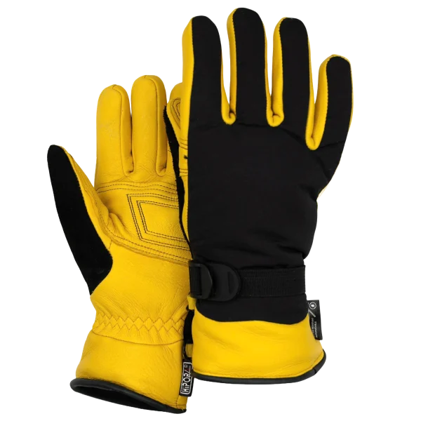 Snowpack leather ski glove
